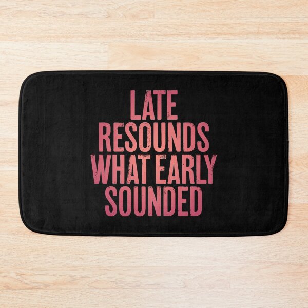 Item preview, Late resounds what early sounded v.4 designed and sold by x1brett.