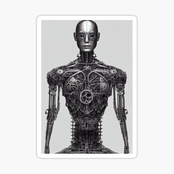 Item preview, Skinless AI Android designed and sold by BasajaunStudio.