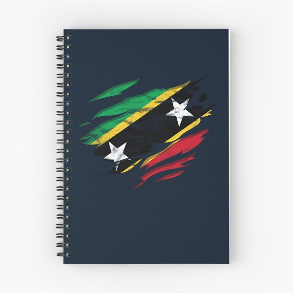 Item preview, Ripped Rip Open Saint Kitts _ Nevis Flag Palm designed and sold by rafaeltto.
