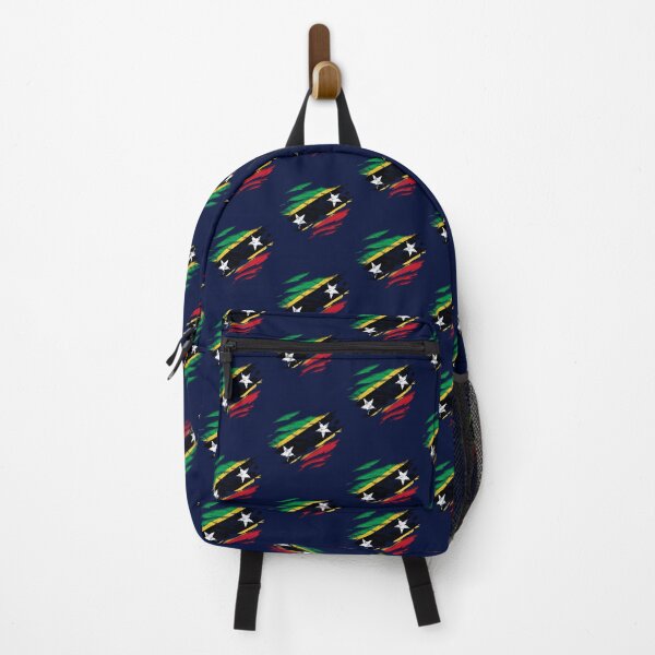 Item preview, Ripped Rip Open Saint Kitts _ Nevis Flag Palm designed and sold by rafaeltto.