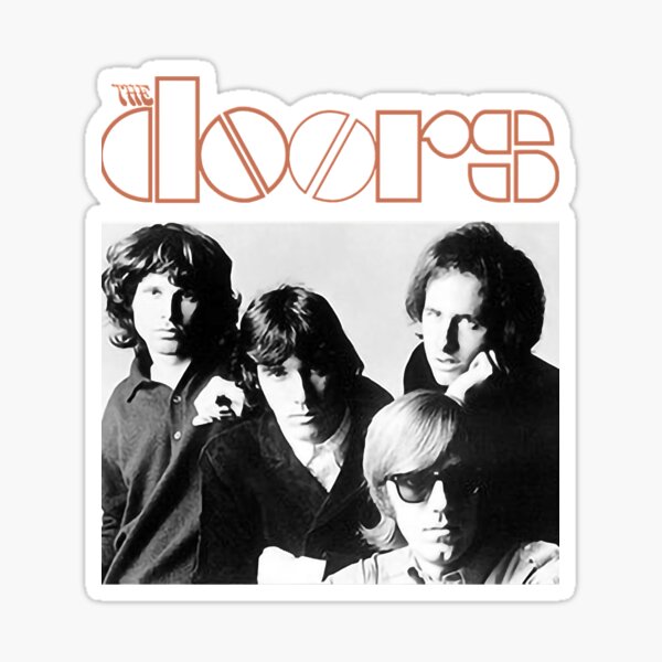 "The Doors Band The Doors Band Six" Sticker for Sale by madelaineps