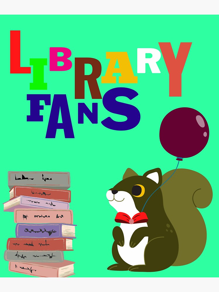 "For Kids LIBRARY FANS " Sticker for Sale by ARTQuin Redbubble