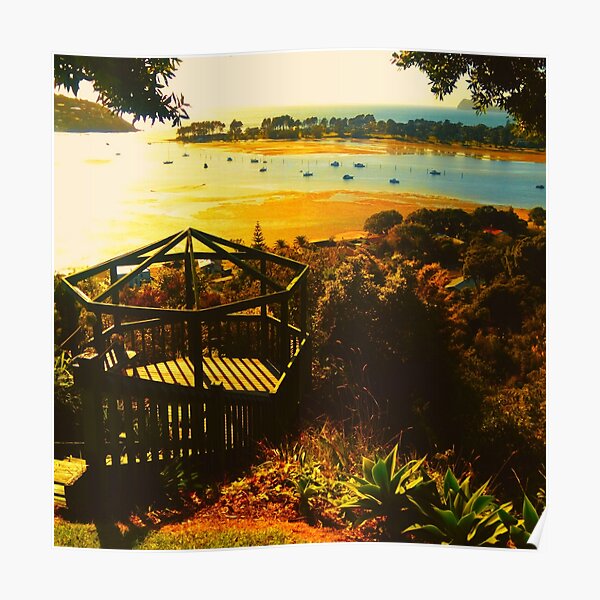 "Stroll along the Tairua beach, sunbathed" Poster for Sale by