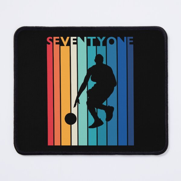 Item preview, 71st Birthday Gift Vintage Basketball Shirt For 71 Year Old Sticker designed and sold by avickieww80.