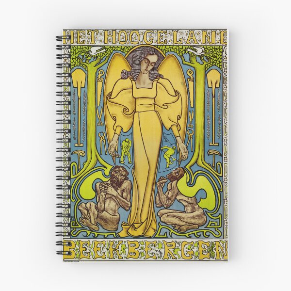 Item preview, HET HOOGE LAND BEEKBERGEN Vintage Dutch Art Poster 1896 by Jan Toorop designed and sold by retroposters.