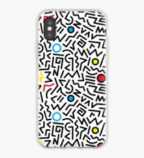 Vinilo o funda para iPhone 80's patrón no.1