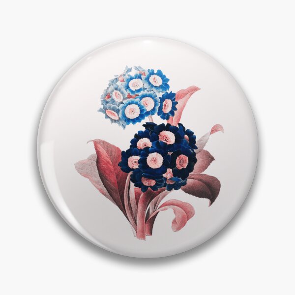 Item preview, Cowslip Primrose Flower, Alternative Illustration - Blue and Red Rose designed and sold by DaphneKstudio .