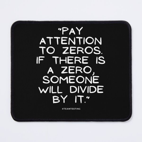 Item preview, “Pay attention to zeros” designed and sold by TheOldMuflon.