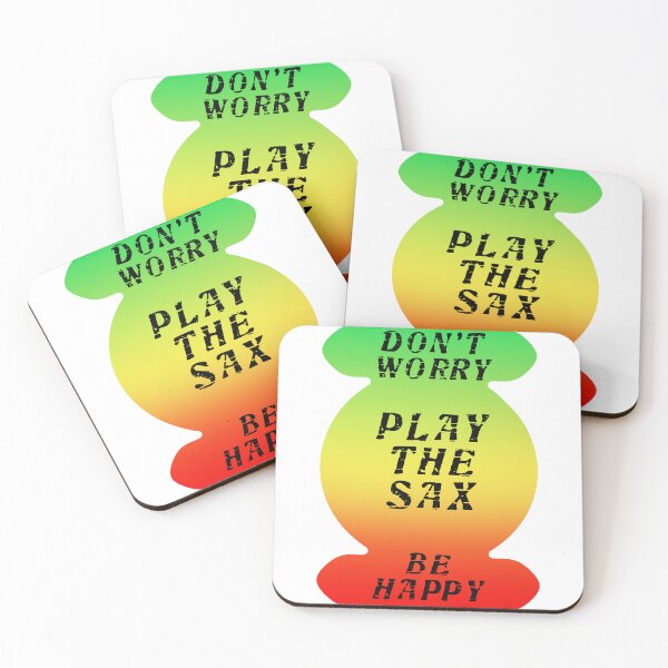 Item preview, Don't Worry - Be Happy - Play The Sax designed and sold by Ars-flos-est.