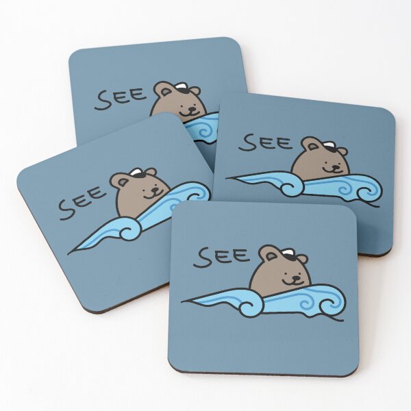 Item preview, Bear at the sea designed and sold by spontania.