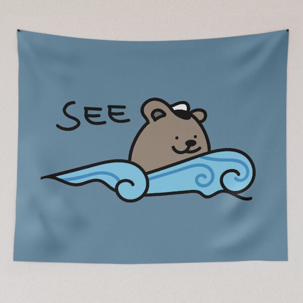 Item preview, Bear at the sea designed and sold by spontania.