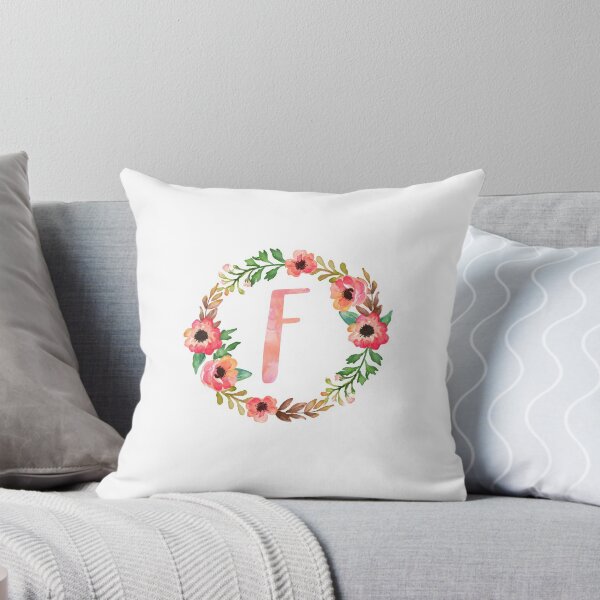 Item preview, Pink Floral F designed and sold by mjm412.