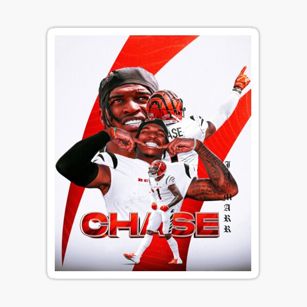 Ja'Marr Chase  Sticker for Sale by Animob