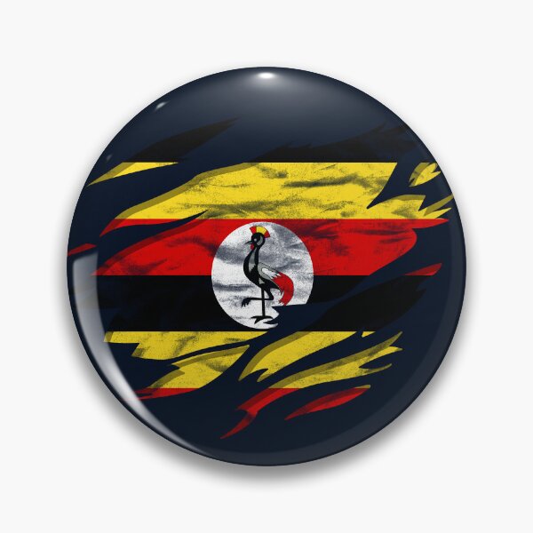 Item preview, Ripped Rip Open Uganda Flag Palm designed and sold by rafaeltto.