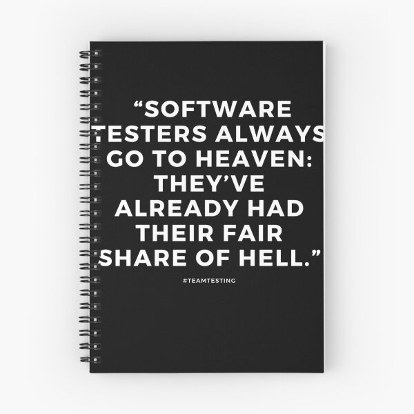 Item preview, “Software testers always go to heaven" designed and sold by TheOldMuflon.