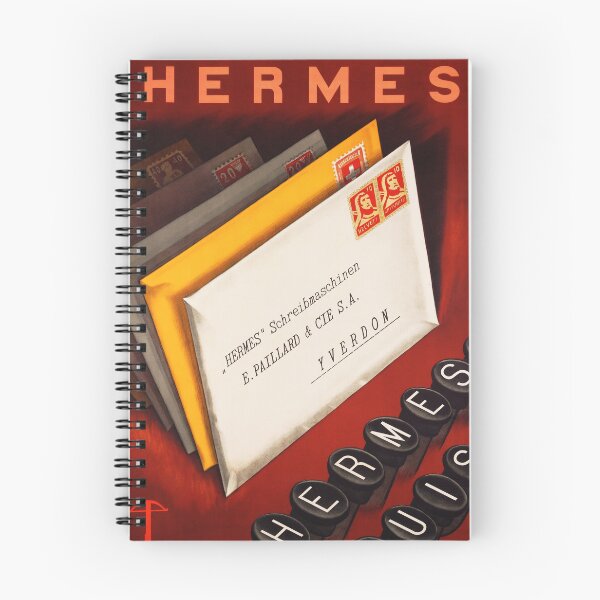 Item preview, HERMES Schreibmaschinen Typewriters 1938 Vintage Swiss Advertisement Poster  designed and sold by retroposters.