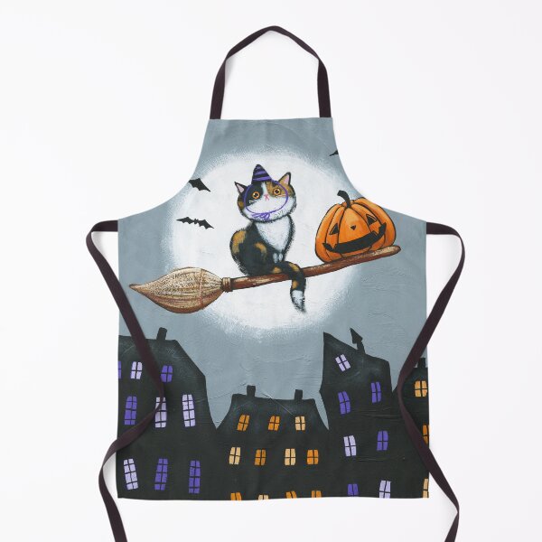 Item preview, Fuzzy Calico Witch designed and sold by KilkennyCat Art.