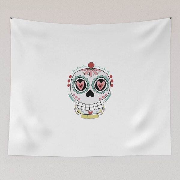 Item preview, Nurse Sugar Skull designed and sold by Moeez Javed.