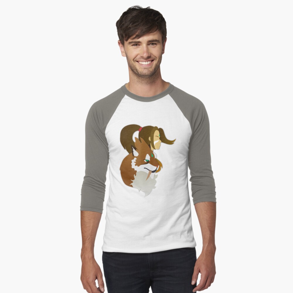 Aperçu de l'œuvre T-shirt baseball manches ¾ créée et vendue par TeNaglic.