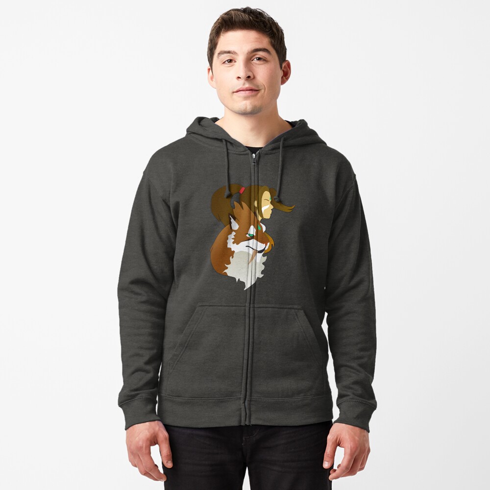 Aperçu de l'œuvre Veste zippée à capuche créée et vendue par TeNaglic.