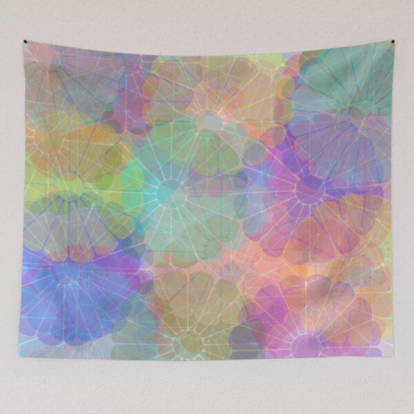 Item preview, Colorful  yellow and purple Floral Design. designed and sold by Darkies-store.