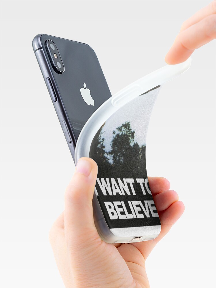 Alternative Ansicht von Ich möchte glauben iPhone-Hülle & Cover