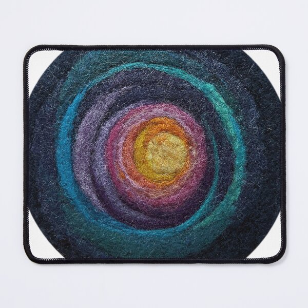 Item preview, Nebula : Wool Felt Fiber Art Spiral designed and sold by MtnAshFiberArts.
