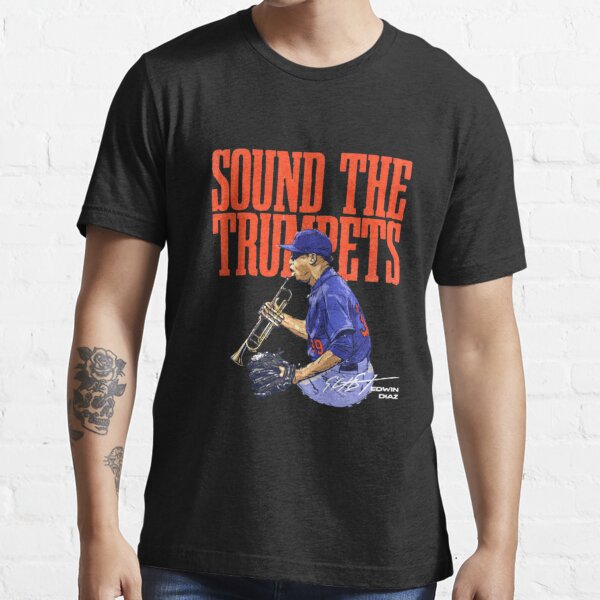 Edwin Diaz Sound the Trumpets no Text Unisex Cotton Tee 