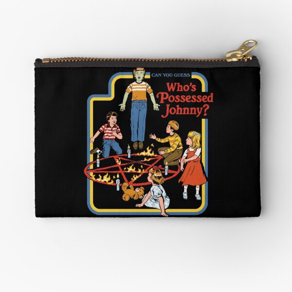 Who's Possessed Johnny? Zipper Pouch