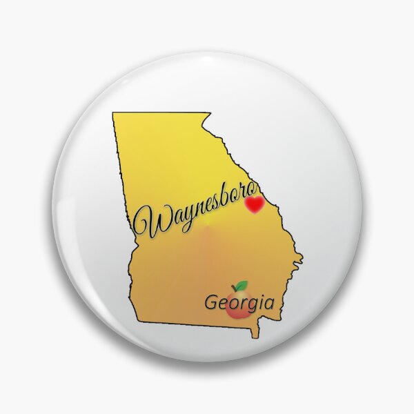 Item preview, Waynesboro Georgia Heart designed and sold by SilverPinesArt.