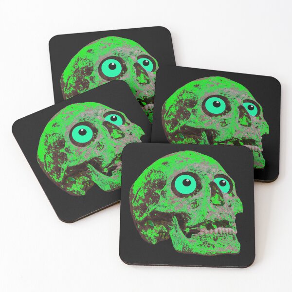 Item preview, Green Halloween Skull designed and sold by Dalyndigital Photography.