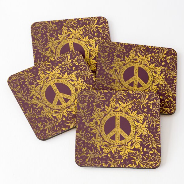 Item preview, Peace Cross Dark Burgundy designed and sold by rootzero.