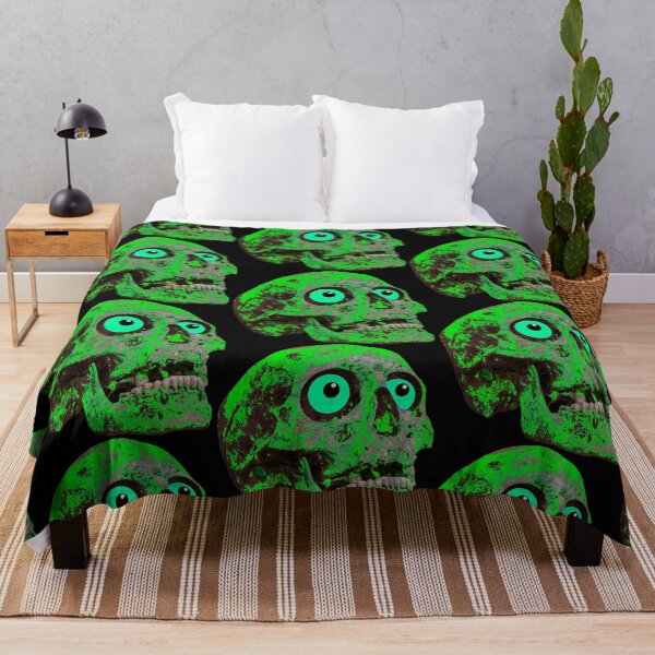 Item preview, Green Halloween Skull designed and sold by Dalyndigital Photography.