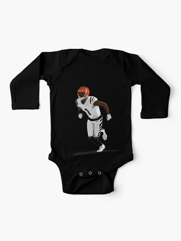 Ja'Marr Chase Baby Clothes  Cincinnati Football Kids Baby Onesie