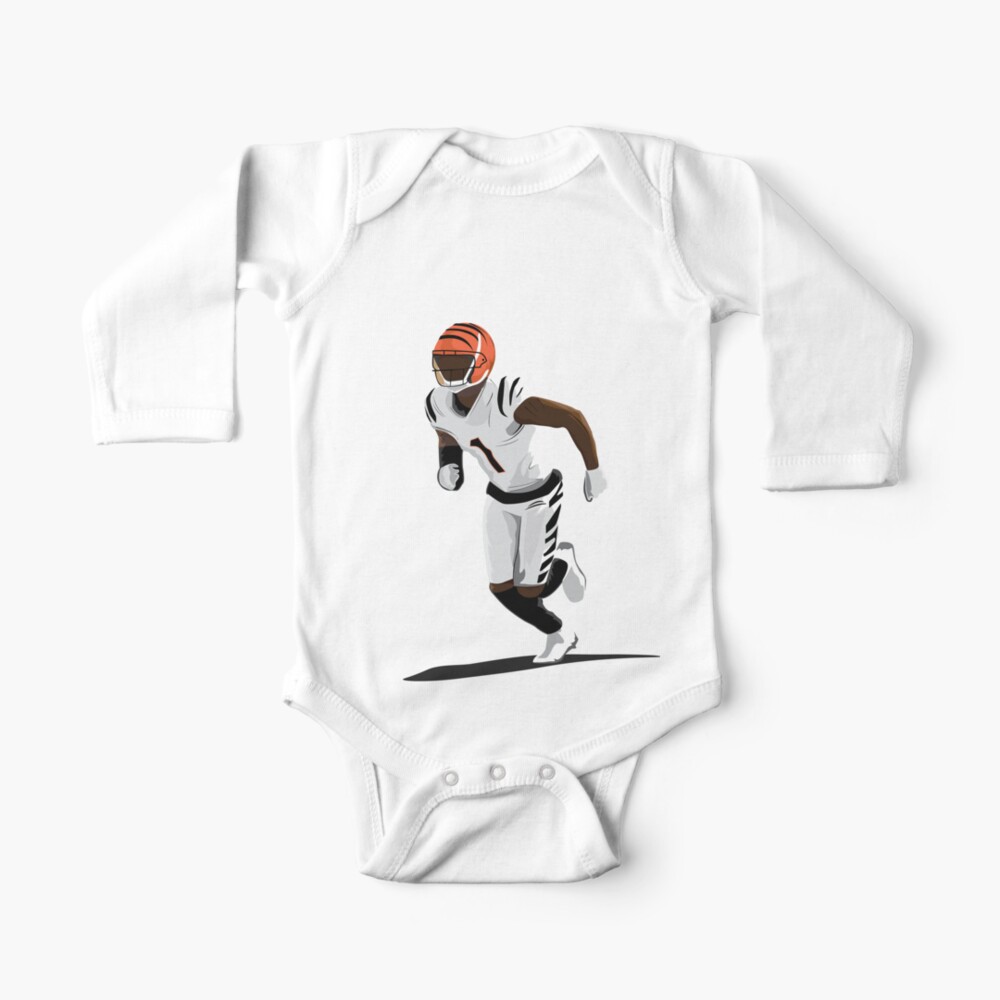 Ja_Maar Chase Black Bengals Jersey - 1  Baby One-Piece for Sale