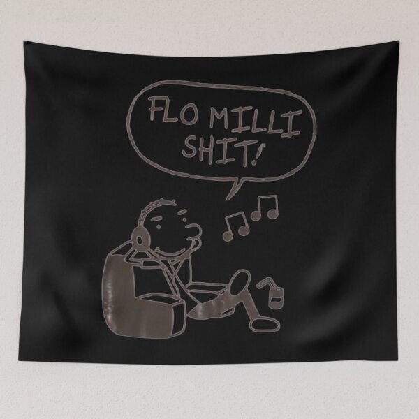Item preview, FLO MILLI SHIT! meme  designed and sold by DOUGLASLUKE.