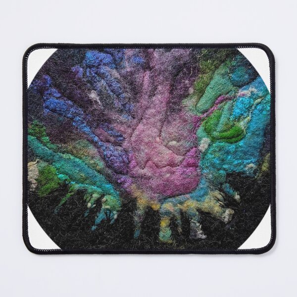 Item preview, Dancing Sky : Northern Light Fiber Art Wool Painting designed and sold by MtnAshFiberArts.