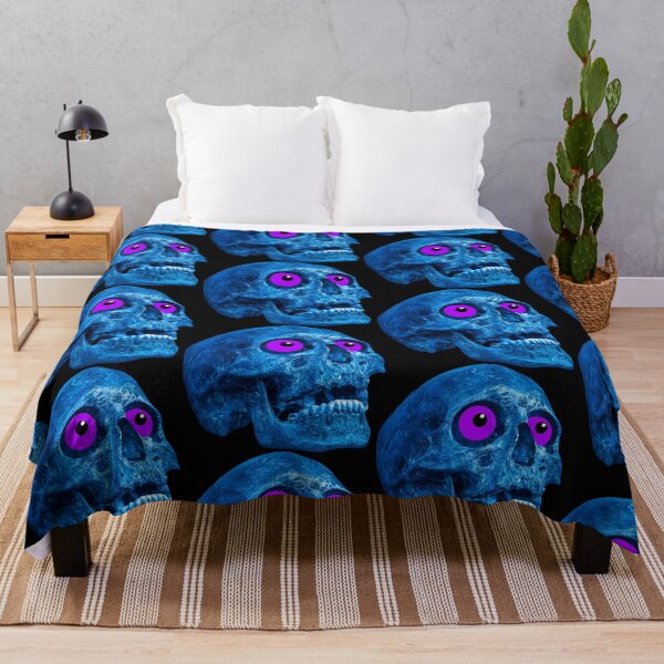 Item preview, Blue Halloween Skull designed and sold by Dalyndigital Photography.