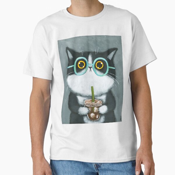 Item preview, Iced Coffee Day designed and sold by KilkennyCat Art.