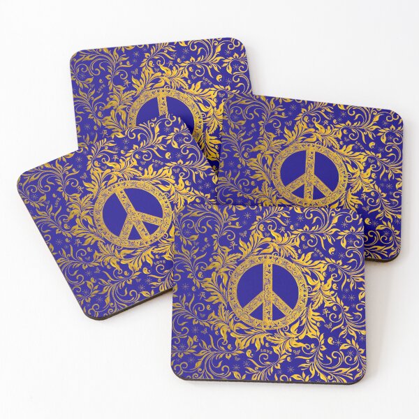 Item preview, Peace Garden Electric Blue designed and sold by rootzero.