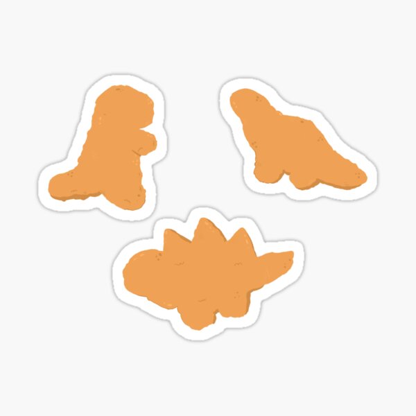 Item preview, dino nugget 3 pack designed and sold by adecentartist1.