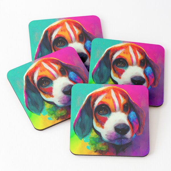 Item preview, Colorful Beagle Dog designed and sold by shokA Design.
