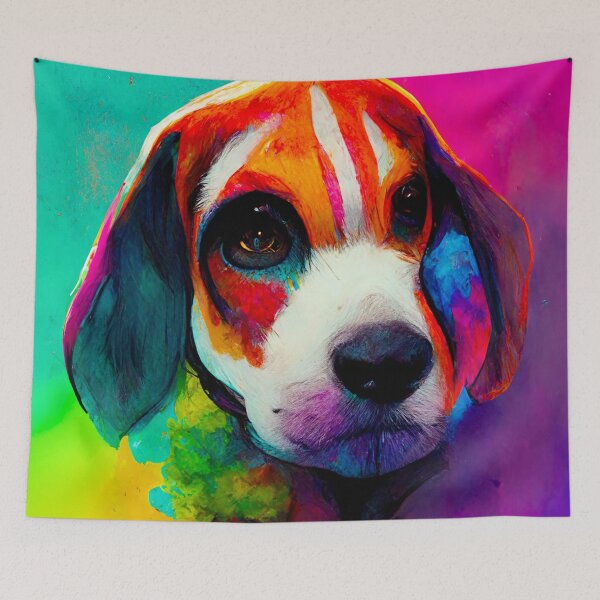 Item preview, Colorful Beagle Dog designed and sold by shokA Design.