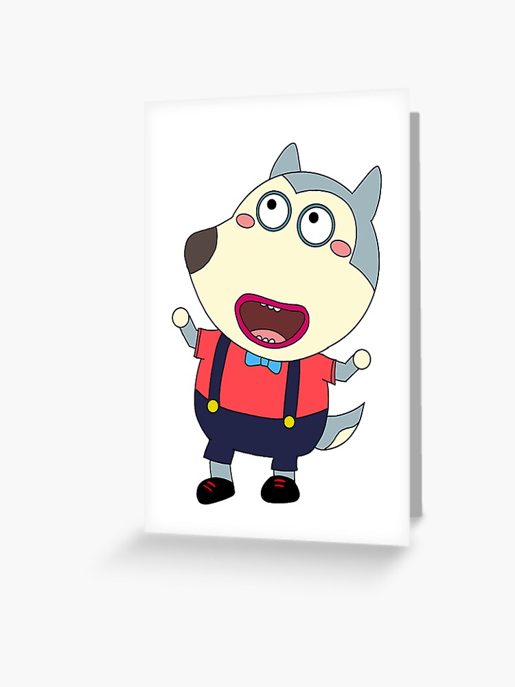 Wolfoo happy cartoon - Wolfoo Greeting Card for Sale by