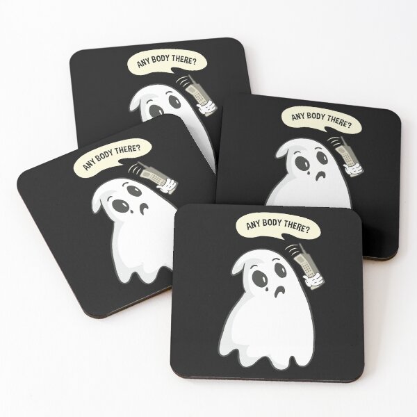 Item preview, Funny Ghost Any Body There Misspelling designed and sold by artado.