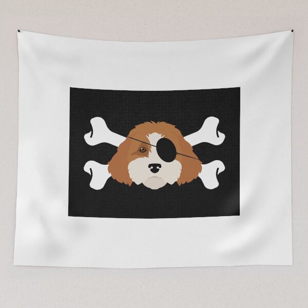Item preview, Ahoy Cavapoo Pirate designed and sold by SherlocksStore.