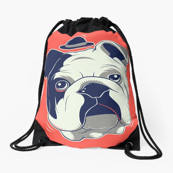 Gentleman Pet Drawstring Bag