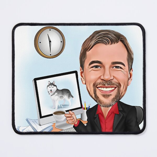 Item preview, Custom Company Staff Portrait, Business Office Cartoon Caricature, Father’s Day Cartoon Gift designed and sold by Jpeg Cartoon.