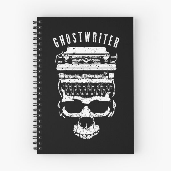 Item preview, Ghostwriter Halloween Writer Author Ghost Typewriter Skull designed and sold by GrandeDuc.