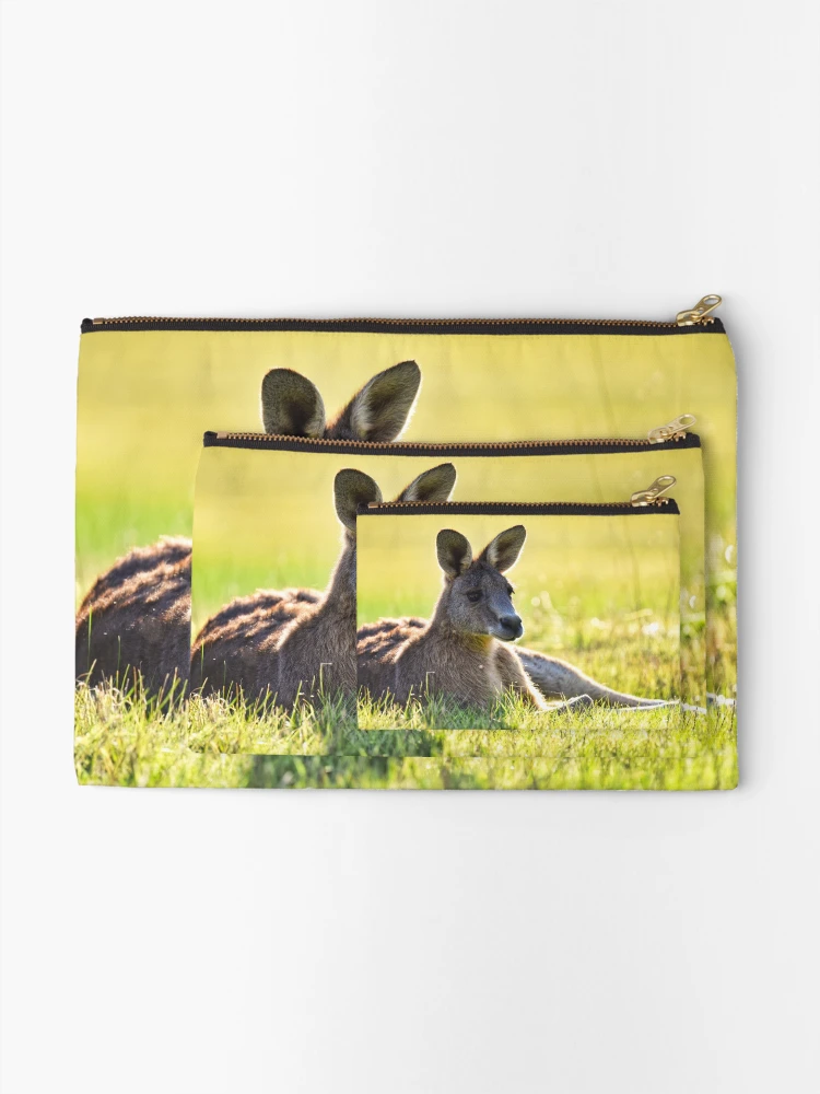 Thumbnail 2 of 4, Zipper Pouch, Resting Roo designed and sold by Vicki Johnson.